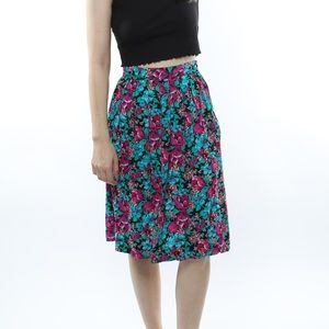 Vintage Floral Skirt